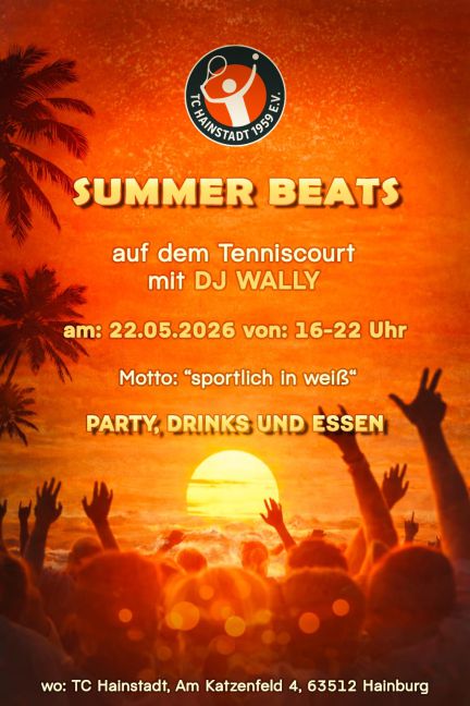 Summer Beats auf dem Tenniscourt mit DJ Wally