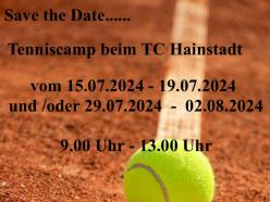 Tenniscamps im Sommer 2024 